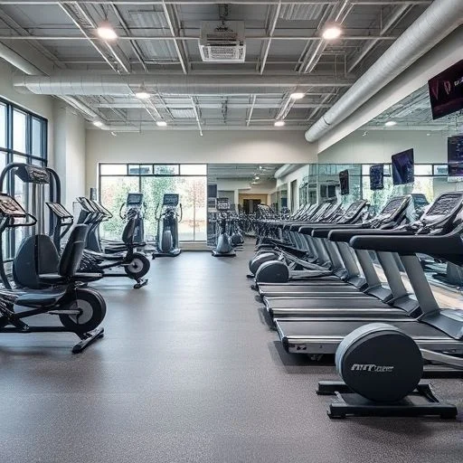 Extreme macro close-up of intricate, precision-engineered component of a fitness machine